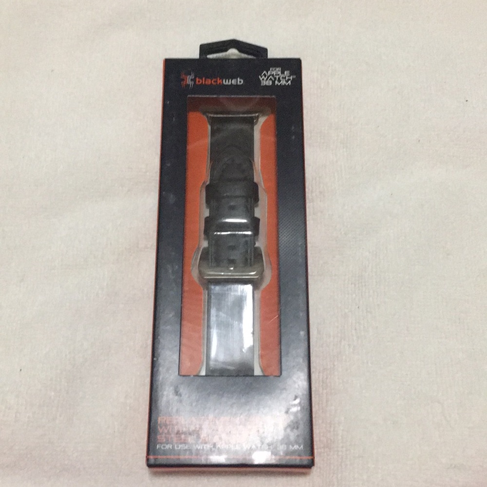 Replacement band black web for Apple Watch ⌚️ 38MM